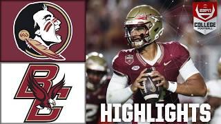 Boston College Eagles vs. Florida State Seminoles | Full Game Highlights | ESPN College Football