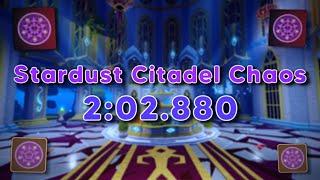 SOLO SPEEDRUN - Stardust Citadel Chaos World Record in 2:02.880 [WITH SIGILS]