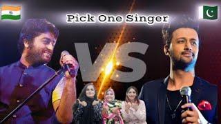 Pick One Indian Vs Pakistani Singer || Challenge ||  ft.CrazyHum