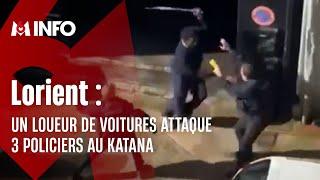 Lorient : un loueur de voitures de luxe attaque 3 policiers au katana