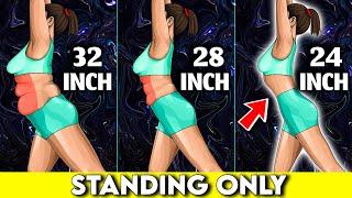 Standing-Only Waist Trimming Exercises For Girls!