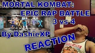 Mortal Kombat Epic Rap Battle 3 vs 4 Reaction