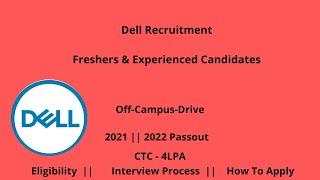 Dell Recruitment || Off-Campus  #jobsandoffcampusdrive #studentscircles #offcampusjob