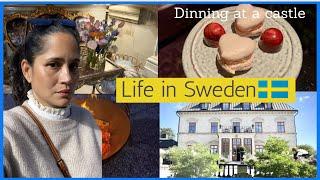 LIVING IN SWEDEN | SWEDENS CASTLE DINNER | A Valentine’s Day special |Shalika Marker