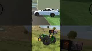 Tractor  vs supra mk4 ️ #anime #music #shortvideo #trending #viralvideo #tractorvideo #supra