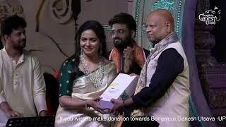 SUNITHA UPADRASTA | LIVE @ 62nd Bengaluru Ganesh Utsava 2024