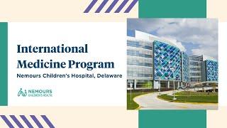 International Medicine Program | Nemours Children’s Hospital, Delaware