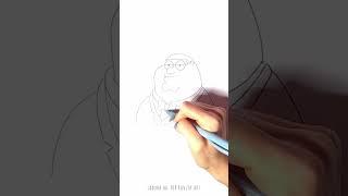  Hilarious Art Quest‍‍‍ Master Drawing Peter Griffin from Family Gu#shorts #drawing #RavlykArt