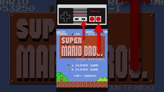 Hidden Cheat Code in Super Mario Bros! 