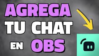 COMO AGREGAR EL CHAT DE TWITCH EN OBS *2023*