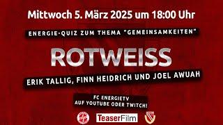 FC Energie Cottbus | ROTWEISS #35 - mit Erik Tallig, Finn Heidrich und Joel Awuah - EnergieQuiz