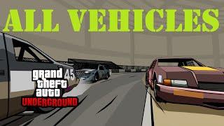 GTA Underground All Vehicles