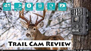 4K Trail Cam Review With Wifi Bluetooth App - Euki Hunting Camera Comparison