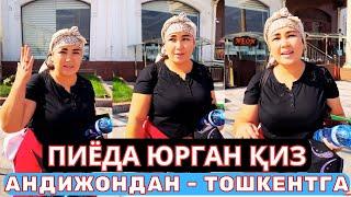 #Тезкор Андижондан - Тошкентгача пиёда юрган Қизни кўриб қолдик