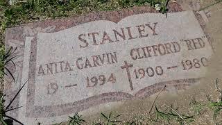 Actress Anita Garvin Grave San Fernando Mission Cemetery Los Angeles California April 11, 2024