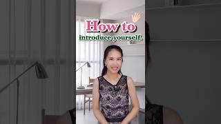How to introduce yourself  #ครูนกสอนแอร์ #สัมภาษณ์แอร์ #แอร์โฮสเตส #รีวิวสมัครแอร์ #เรียนแอร์