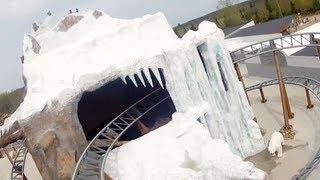 Polar X-plorer POV Front Seat Roller Coaster Onride Legoland Billund Denmark 2012 HD