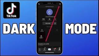 How to Turn on Dark Mode on Tiktok in iPhone 2023 | Tiktok New Update