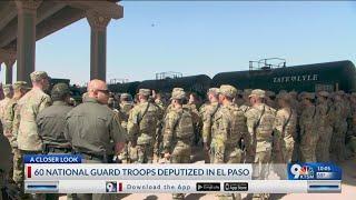 60 National Guard soldiers deputized in El Paso