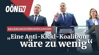 Regierungsverhandlungen: „Eine Anti-Kickl-Koalition wäre zu wenig“