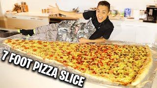 How To Make A Giant 7-Foot Pizza Slice