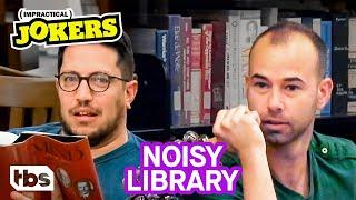 Sal vs. Murr in a College Library Challenge (Clip) | Impractical Jokers | TBS