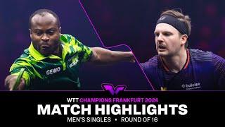 Quadri Aruna vs Ricardo Walther | MS R16 | WTT Champions Frankfurt 2024