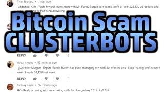 YouTube Bitcoin Investment Clusterbot Scammers