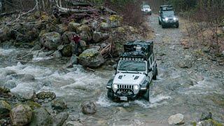 RAIN FOREST OVERLAND JEEP ADVENTURE - Dangerous River Crossing Attempt!  /// EFRT S6•EP16