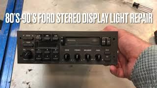 80’s-90’s Ford Stereo Display Light Repair