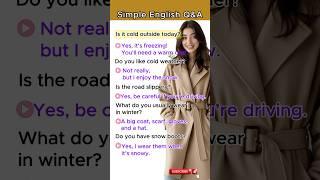  Simple English Q&A | Practice English | #shorts