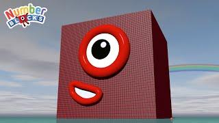 Looking for Numberblocks Cube BIGGEST 100x100x100 is Numberblokcs 1.000.000 MILLION GIANT Number