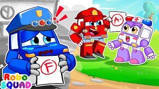 Don't Feel Jealous, Police! | Good Manners Songs | Nursery Rhymes | Robosquad Kids Songs