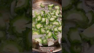 Simple Karela (Bitter Gourd) Bhaji #freshvegetables #karela #karelabhaji #bittergourd
