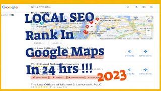 Did you know YOU CAN Massively Increase your Google Maps Ranking in 24hrs