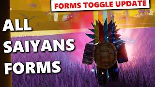 All Saiyans Forms (Form Toggle Update) | DBZ Final Stand