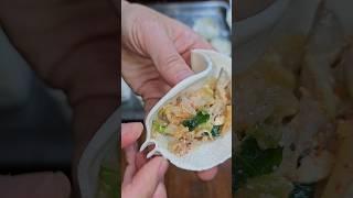 만두빚기 나뭇잎모양 금손vs똥손 초보용 30년경력 #making dumplings