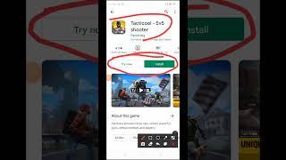 Tacticool-5v5 Shooter game short video