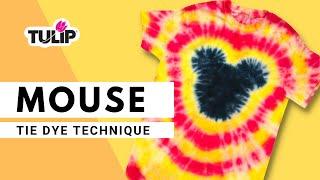 How To Mouse Tie Dye Technique with Tulip