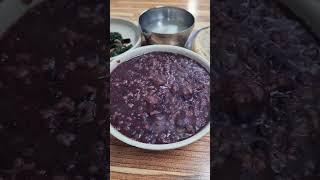팥죽과 호떡의 조화한끼 좋아요