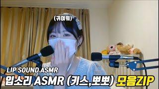 느와르 입소리 ASMR 모음집 (뽀뽀모음)_(LIP SOUND ASMR)