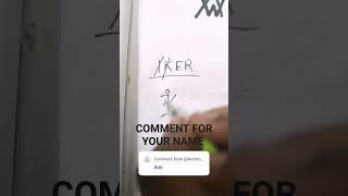 Design of Name 'IKER | #art #namedesign #ideas #nameart