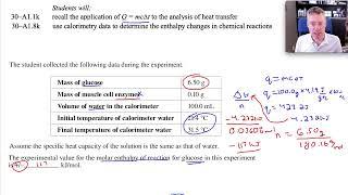 Thermochemistry Diploma/Test Prep - Chemistry 30 review of all outcomes with examples