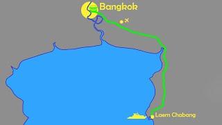 Laem-Chabang-Port to Bangkok-City, Transfer 2019-12