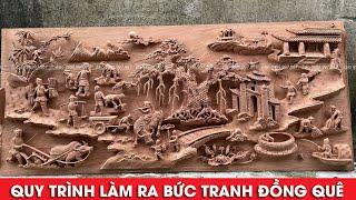 Quy Trình Để Làm Ra 1 Bức Tranh Gỗ | Xưởng Gỗ Phú Xuyên