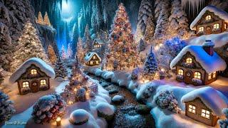 Whimsical Winter Town - Christmas TV Art - No Sound