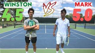 USTA 5.0 Mark Sansait vs. 4.5 Winston Du | COLLAB Singles Tennis Set