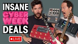 LIVE Cyberweek Deals! Neural DSP, Harley Benton, Squier, Gibsons and more!