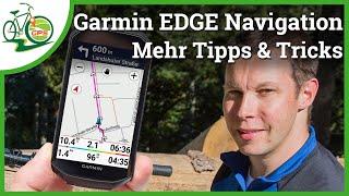 Garmin EDGE Navigation  Mehr Tipps & Tricks  EDGE 1050, 1040, Explore 2   Tutorial Teil 2