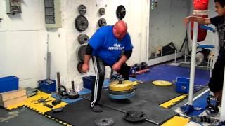 Adjustable Thick Bar 135kg Unofficial World Record Juha Harju